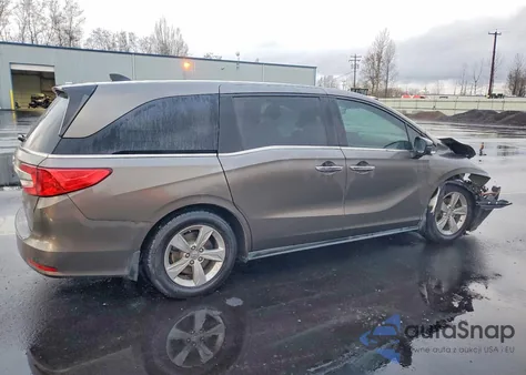 2019 Honda Odyssey Exl z USA, uszkodzony, nr VIN 5FNRL6H73KB136453